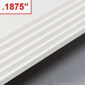 White Foam Board Backing for 24 x 3
